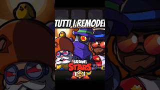 TUTTI I REMODEL DEI BRAWLER SU BRAWL STARS!😯⁉️#brawlstars #shorts