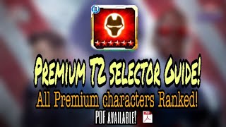 Premium T2 selector! All characters are Ranked!! Free Premium selector!