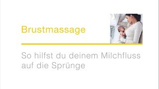 Brustmassage vor dem Stillen und Abpumpen