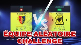 ÉQUIPE ALÉATOIRE CHALLENGE SUR FIFA 22 ( à mourir de rire )