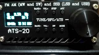 ATS-20 Listening Radio Voice Of America Freq. 11.570 Mhz