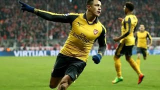 Gol de Alexis Sanchez al Bayern Munich (Relato Miguel Simon)