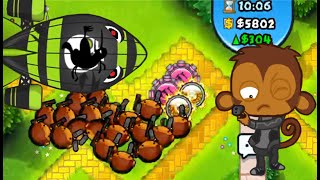 BEATING COBRA LATE GAME! THIS GAME IS INSANE! Bloons TD Battles