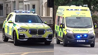 BRAND NEW Incident Officer BMW X5 and Ambulance responding - West Midlands Ambulance Service