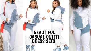 Beautiful & designers casual outfit dress sets || New casual outfit dress sets styles 4 😍❤️ ladies