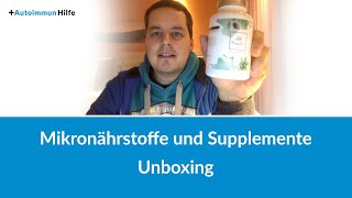 Mikronährstoffe und Supplemente  - Unboxing