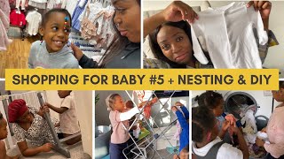 😫GET READY FOR BABY NUMBER 5 WITH US | NESTING MODE | DIY | PREGNANT MUM WEEKLY VLOG