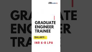 [Apply Now] BD Hiring Freshers for Graduate Engineer Trainee Job | GET Job