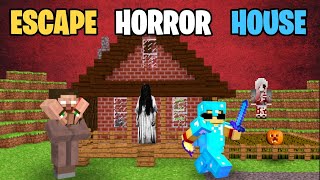 CAN I ESCAPE THIS HORROR HOUSE 😱😱|MINECRAFT HORROR GAMEPLAY|MINECRAFT HORROR HOUSE