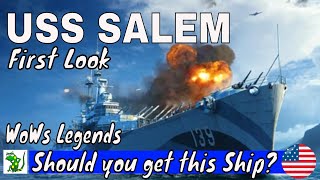 USS Salem - Should you get this Steel T8 Cruiser? - WoWs Legends First Look