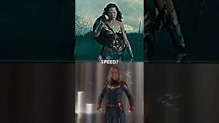 Wonder Woman vs Captain Marvel | DC | Marvel #shorts #trending #viral