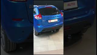 Автомобиль LADA XRAY в установочном центре USAVE AUTO