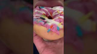 ASMR Eating mini donuts