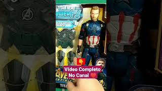 Review - Bonecos Capitão América Guerra Infinita - Eletrônico Power Fx - Titan Hero