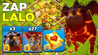 Unstoppable Zap Lalo: TH16 Legend League Attack! Clash of Clans