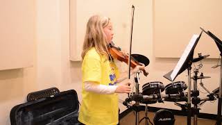 Violin Student Earns "Student Of The Month" award