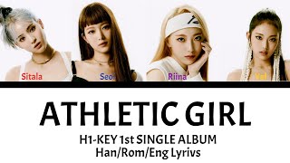 H1-KEY(하이키) 'ATHLETIC GIRL - Color coded (HAN/ROM/ENG) LYRICS