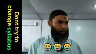 Sir Jawad Savage reply to an over-smart student