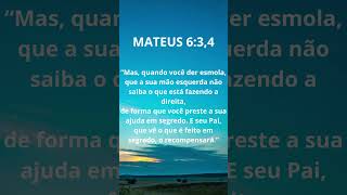 MATEUS 6:3,4 | A RECOMPENSA VEM DO SENHOR #deus #jesus