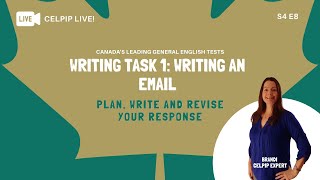 CELPIP Live! Writing Task 1: Writing an Email - S4E8