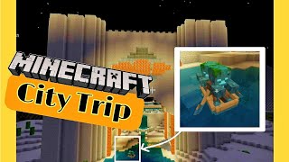 My First #MineCraft City Trip!! / 200 Hours play Time(Ancient Fire City with Pyramids)