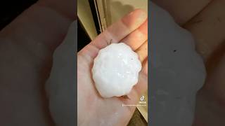 And somehow, we have ZERO damage on our rv and truck. So thankful 🫣 #texasweather #texas #hailstorm