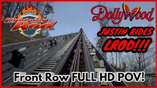 JUSTIN RIDES LIGHTNING ROD!!! | Lightning Rod FULL HD Front Row POV | Dollywood 2019