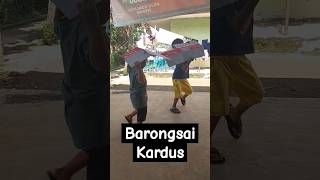 Barongsai kardus #shortvideo