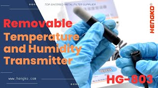 Removable and replaceable temperature and humidity transmitter HG-803 Released