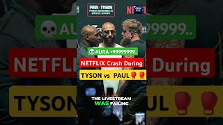 Netflix Crash During Tyson vs  Paul  Users React!|HISTORICAL DRAMA