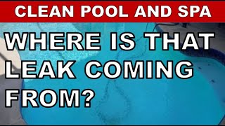 Swimming Pool Leaks | 5 Areas Your Pool Can Leak