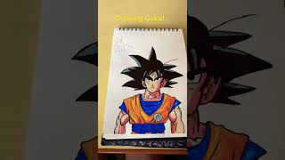 Drawing Goku! #like #subscribe #comment #shortvideo #gokublack