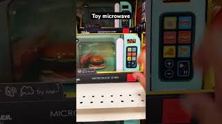 Play with the toy microwave #cooking #ibringiteveryday #cookingplay