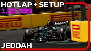 F1 23 JEDDAH Hotlap + Setup (1:25.599) 56 th Worldwide Ranking 💪