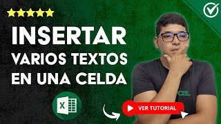 Cómo INSERTAR VARIOS TEXTOS en una Misma Celda | 📊 Ajustar Texto de una Celda 📊