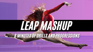 8 Minute Gymnastics Leap Mashup with Drills & Progressions