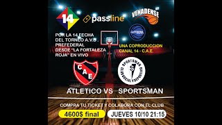 ATLETICO VS SPORTMAN   10 octubre 2024