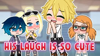 His Laugh is So Cute ✨ Meme 🌈 MLB AU 🎶 Gacha Club & Gacha Life 🌺 Adrien x Luka 🔥 Miraculous Ladybug