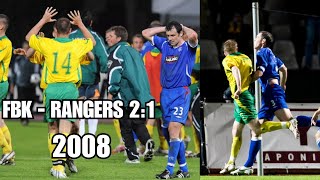 FBK Kaunas - Glasgow  Rangers 2:1 | Kaunas 2008 08 05 Full match