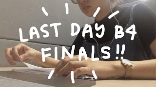 Study with me | 1 day to finals (EXAM EDITION) *LAST DAY*