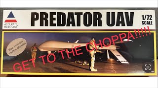 1/72 Accurate Minatures Predator UAV Unboxing, Review, Build