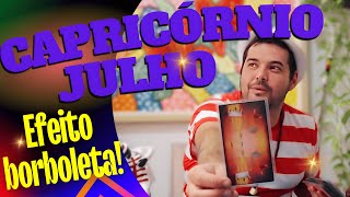 ♑ Tarot Capricórnio . Julho 2024 . TIRA A CORDA DO PESCOÇO! VOCÊ AGITA E MUDA TUDO! CORVOS DE PODER🦋