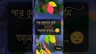 আমি ভেবেছিলাম তুমি আমাকে বুঝো,,,#Sagar #Bhai