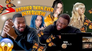 REACTIGN TO BILLIE EILISH - HAPPIER THAN EVER (Official Vevo Interview)| COASTAL BUSTAS