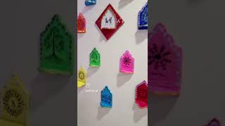 Worli wall art / diwali decoration idea #diwali #decoration #diy #diwalispecial #diwali #treanding