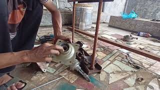 gampang sekali bongkar gear box mesin cuci Lg 1pintu