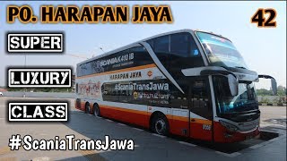 PUAS NAIK BUS DOUBLE DECKER TERBAIK DI JALURNYA | Jakarta - Tulungagung