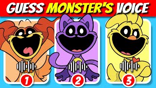 🔊Guess the Monsters Voice (Poppy Playtime, FNAF, Smiling Critters) Characters | Quiz Meme Song