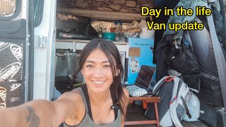 Van Life Day in the Life - what was wrong with my van? (Hueco Tanks Bouldering)