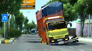 MUATAN PISANG 🤭 BUAT DI RUMAH ||| TRUK CANTER ||| MOD BUSSID TERBARU ||| BUSSID SIMULATOR INDONESIA